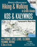 Kos & Kalymnos Topographic Map Atlas 1: 30000 Greece Dodecanese Hiking & Walking in Greek Islands with Patmos, Lipsi, Leros, Telendos, Pserimos, Nisyr - Paperback
