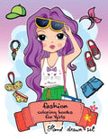 Fashion Coloring Book for girls: (Fashion & Other Fun Coloring Books For Adults, Teens, & Girls) 2017 - Paperback