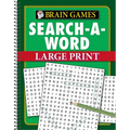 Brain Games - Search-A-Word - Large Print (96 Pages) - Spiral