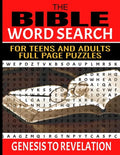 The Bible Word Search for Teens and Adults: Relaxing and Meditative Word Find Puzzles 83 Full Page Puzzles Selected Words from Each Chapter of the Scr - Paperback