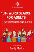 100+ Word Search for Adults: With Hidden Amusing Quotes - Paperback