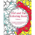 Zen and Zin Coloring Book: A Tangle-Inspired Coloring Book, Hand-drawn and Published by - Paperback