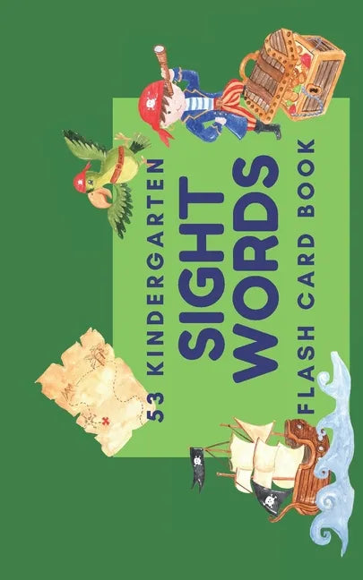 53 Kindergarten Sight Words: Flash Card Book - Paperback