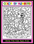 Color by Numbers: Large print, Coloring Book for Kids Ages 8-12 - Paperback