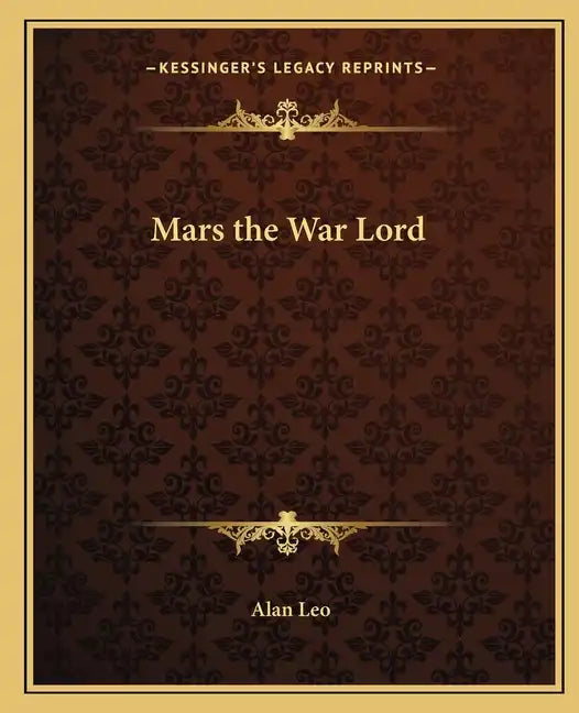 Mars the War Lord - Paperback