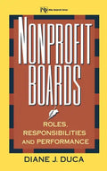 Nonprofit Boards: Roles, Responsibilities, and Performance - Hardcover