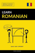 Learn Romanian - Quick / Easy / Efficient: 2000 Key Vocabularies - Paperback