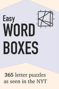 Easy Word Boxes: 365 Letter Puzzles as seen in the NYT - Paperback