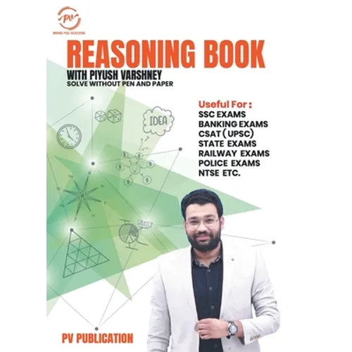 Reasoning Book With Piyush Varshney (English Medium) - Paperback