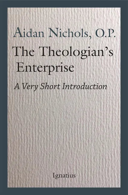 The Theologian's Enterprise: A Very Short Introduction - Paperback