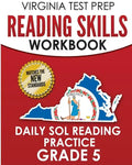 VIRGINIA TEST PREP Reading Skills Workbook Daily SOL Reading Practice Grade 5: Preparation for the SOL Reading Tests - Paperback