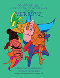 Court of the Diverse Mermaids Presents MERBOYZ: A Body Positive, Multi-Ethnic, All-Ages Coloring Book - Paperback