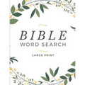 Bible Word Search Large Print: Words of Jesus One Puzzle per Page Word Find Book For Adults & Kids - Paperback