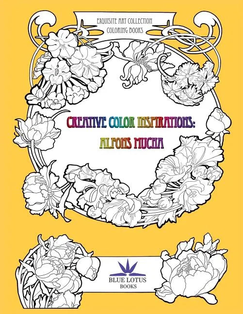 Creative Color Inspirations: Alfons Mucha - Paperback