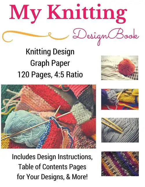 Knitting Design Graph Paper Book 4: 5 Ratio 120 Pages - Paperback