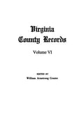 Virginia County Records, Vol. VI--Miscellaneous County Records - Paperback