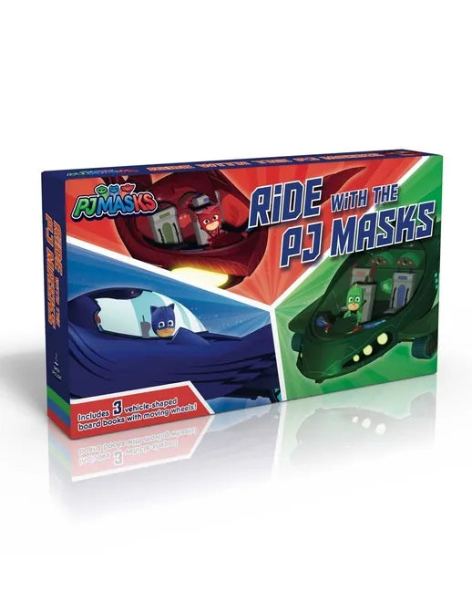 Ride with the Pj Masks (Boxed Set): To the Cat-Car!; Go, Go, Gekko-Mobile!; Fly High, Owl Glider! - Board Book