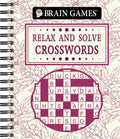 Brain Games - Relax and Solve: Crosswords (Toile) - Spiral