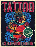 Tattoo Coloring Book for Adults Relaxation: Coloring Pages For Adult Relaxation With Beautiful Modern Tattoo Designs Such As Sugar Skulls, Hearts, Ros - Paperback