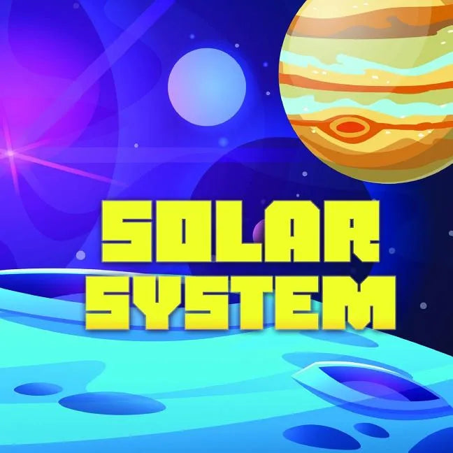Solar System: Space book for children from 6 to 10 years old with elements of coloring. - Paperback