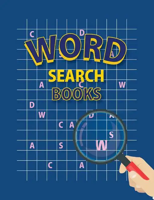 Word Search Books: 100 Word Search Puzzle Games, 8.5"x11" sized, 100 Pages - Paperback