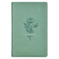 KJV Bible Giant Print Faux Leather, Teal - Leather