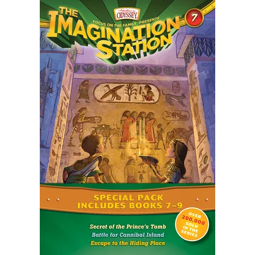 The Imagination Station Special Pack, Books 7-9: Secret of the Prince's Tomb/Battle for Cannibal Island/Escape to the Hiding Place - Paperback