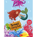 Mermaid Coloring Book Girls 4-6: Cute Nautical Themed Coloring, Dot to Dot, and Word Search Puzzles Provide Hours of Fun For Creative Young Children - Paperback