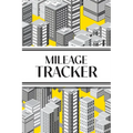 Mileage Tracker (Cityscape Grayscale and Yellow): 6"x9" 4 Car Mileage Tracker Over 100 pages and 30+ Entries Per Page! Auto Vehicle Mileage Journal, O - Paperback