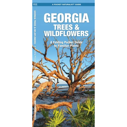 Georgia Trees & Wildflowers: A Folding Pocket Guide to Familiar Plants - Hardcover