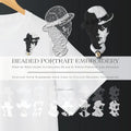 Beaded Portrait Embroidery: Step-by-Step Guide to Creating Black & White Portrait for Applique: Elevate Your Wardrobe with Easy-to-Follow Beading - Paperback