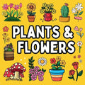 Bold and Easy Flowers & Plants Coloring Book: 51 Big and Simple Designs for Seniors and Kids - Paperback