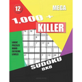 1,000 + Mega sudoku killer 8x8: Logic puzzles hard - extreme levels - Paperback