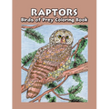 Raptors - Birds of Prey Coloring Book - Paperback