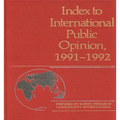 Index to International Public Opinion, 1991-1992 - Hardcover