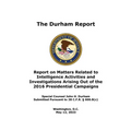 The Durham Report: Report on Matters Related to Intelligence Activities and Investigations Arising Out of the 2016 Presidential Campaigns - Paperback