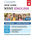 New York State Test Prep: Grade 4 English Language Arts Literacy (ELA) Practice Workbook and Full-length Online Assessments: NYST Study Guide - Paperback