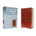 Niv, Student Bible, Leathersoft, Brown, Comfort Print - Imitation Leather