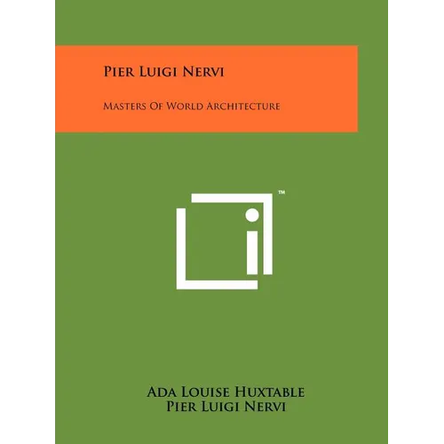 Pier Luigi Nervi: Masters Of World Architecture - Paperback