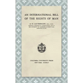 An International Bill of the Rights of Man (1945) - Hardcover