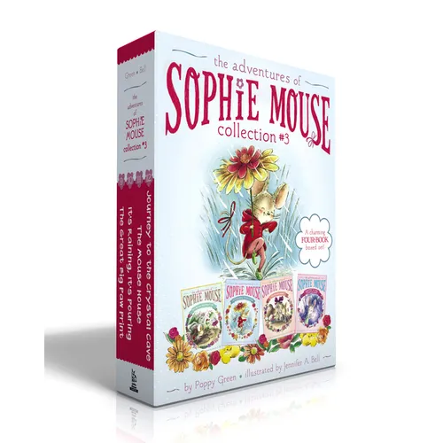 The Adventures of Sophie Mouse Collection #3 (Boxed Set): The Great Big Paw Print; It's Raining, It's Pouring; The Mouse House; Journey to the Crystal - Paperback