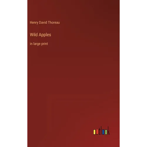 Wild Apples: in large print - Hardcover