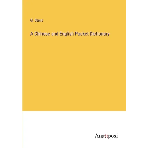 A Chinese and English Pocket Dictionary - Paperback