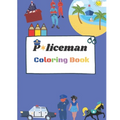 Policeman Coloring Book: Cop Cars, Helicopters and Police Accessories for Kids - Paperback