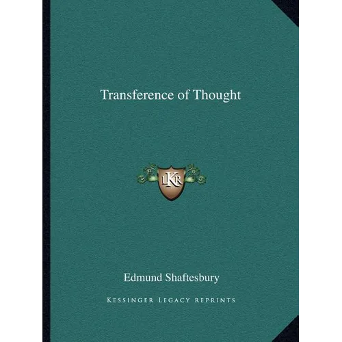 Transference of Thought - Paperback