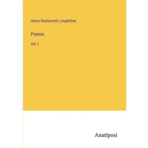 Poems: Vol. I - Paperback