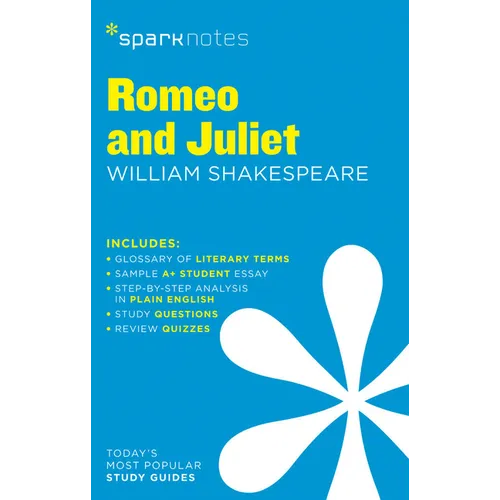Romeo and Juliet Sparknotes Literature Guide - Paperback
