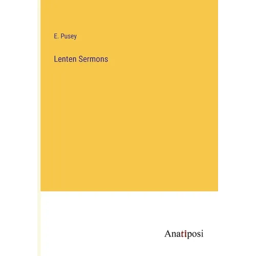 Lenten Sermons - Paperback
