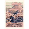 Vintage Journal Grand Canyon National Park Travel Poster - Paperback