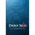 My Church Notes: Proverbs 7:3 - A One Year Inspirational 6x9 Journal Tool For Weekly Service To Write Down, Remember, And Meditate - Paperback
